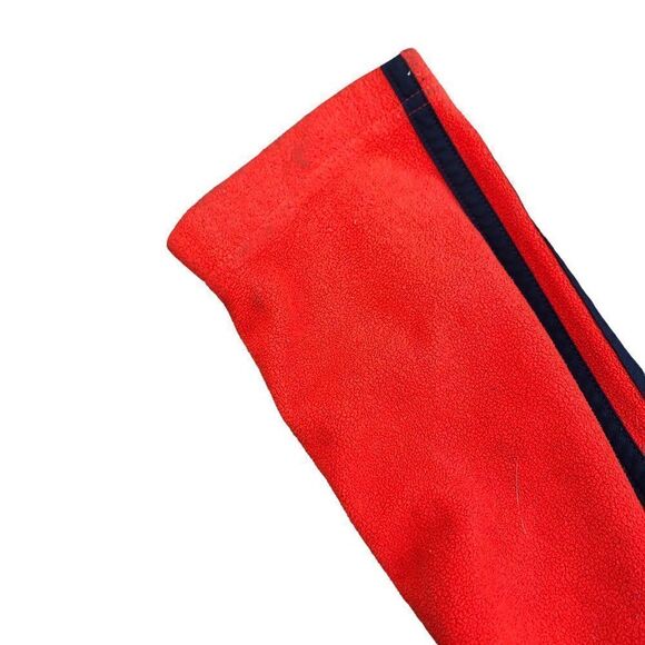 ADIDAS Fleece Jacket Sunburst Orange/Red Large - Picture 7 of 7